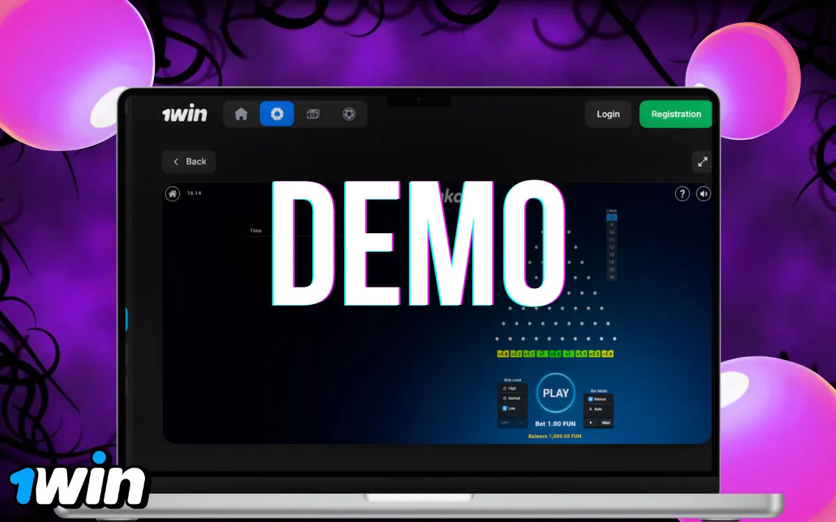 1win Plinko in Free Demo Mode