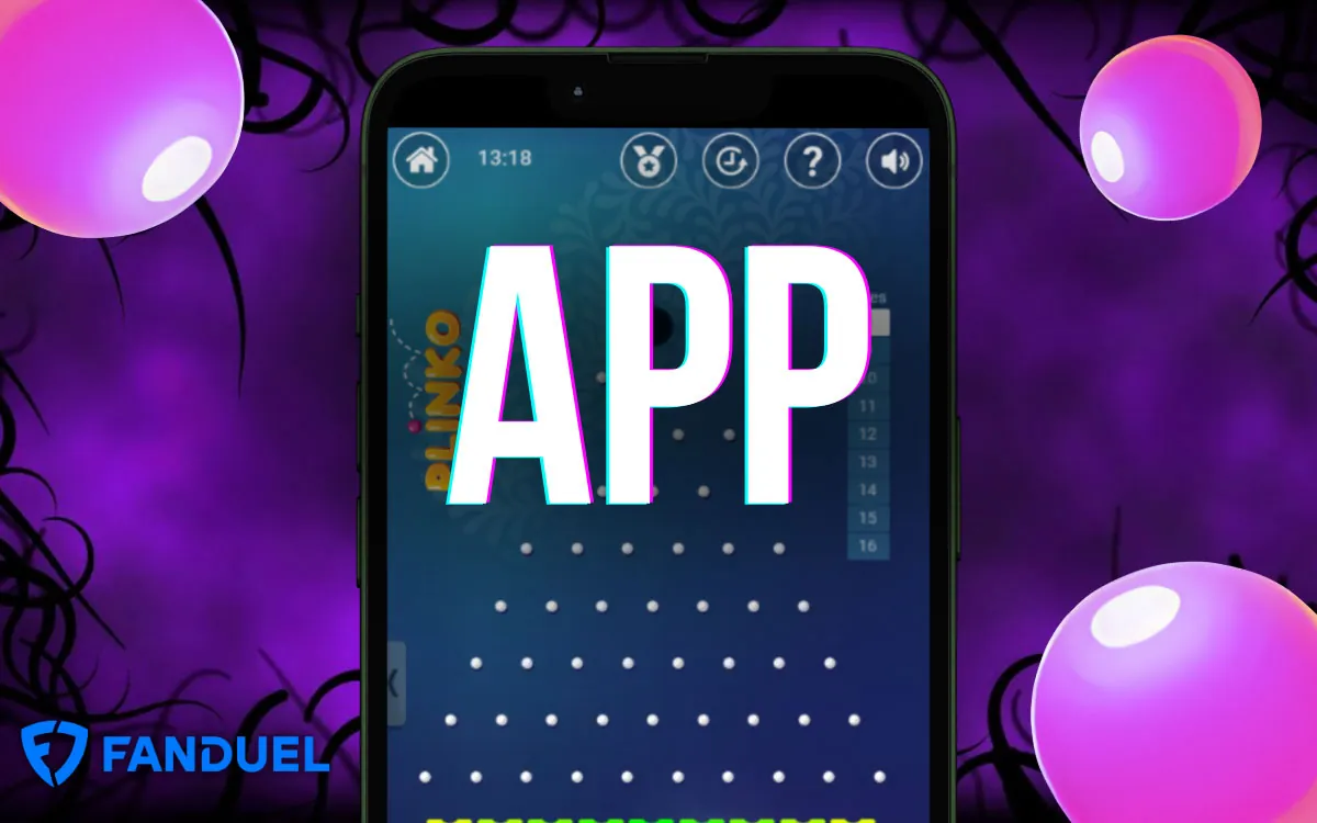 FanDuel App Playing Plinko